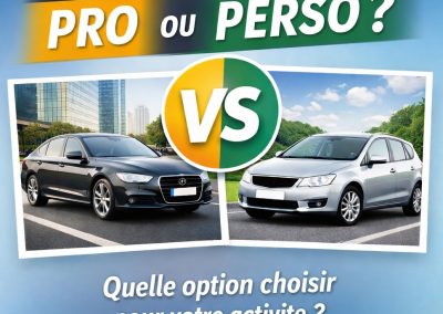 Véhicule pro ou perso : faites le bon choix pour votre activité !