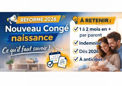 Nouveau congé Naissance 2026