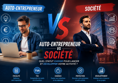 Auto-entrepreneur vs société : le match