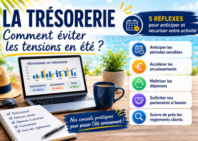 La trésorerie : comment éviter les tensions pendant l’été